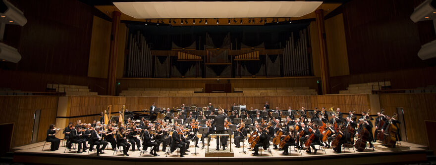 Royal Philharmonic Orchestra on stage