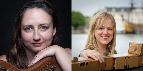 Portrait shots of Victoria Davies and Francesca Clements