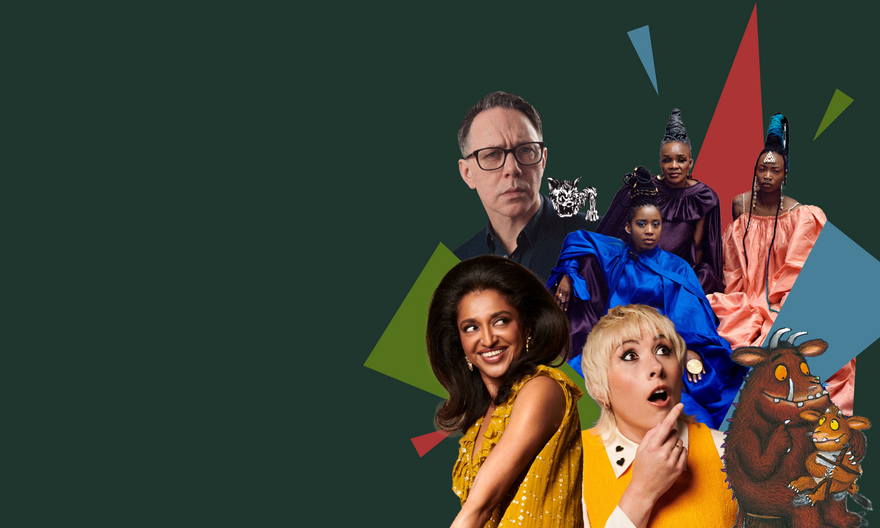 Composite image of acts coming to Warwick Arts Centre in Autumn/Winter 25-6