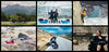 Collage of adventure sports