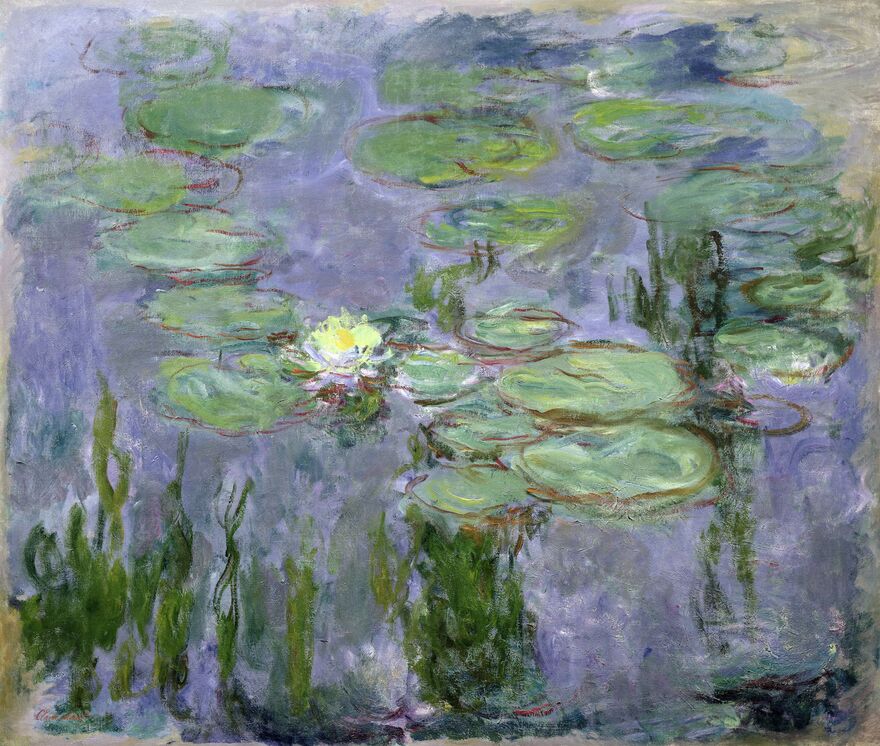 Claude Monet Nymphéas 1914-1917, Bridgeman Images