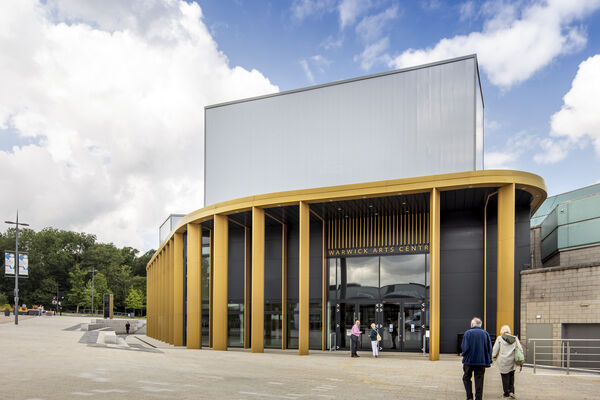 The new entrance to the Arts Centre, reopening in October 2021
