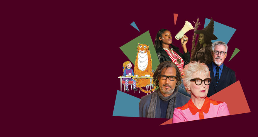 Composite image of acts coming to Warwick Arts Centre in Autumn/Winter 25-6