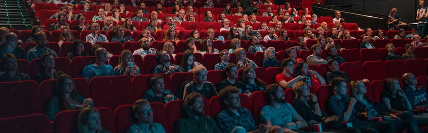 Audience watching show at Warwick Arts Centre