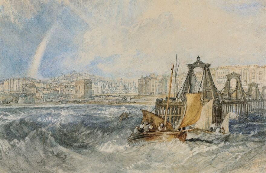 Joseph Mallord William, The Chain Pier Brighton c1824