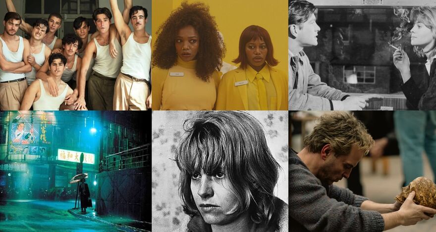 A composite image of 6 upcoming films and Event Cinema. 