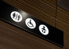 Signs to Accessible Toilets