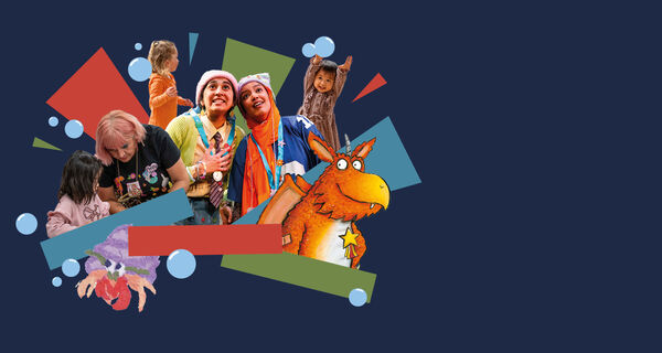 Various images of events part of POP UP Family Fest (including Sisters 360 and Zog) Various images of events part of POP UP Family Fest (including Sisters 360 and Zog)