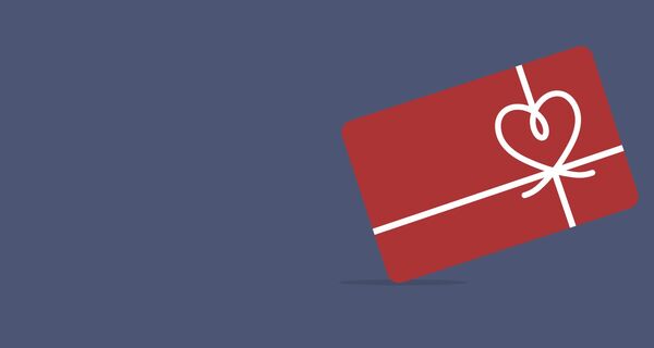 Illustration of a gift voucher card