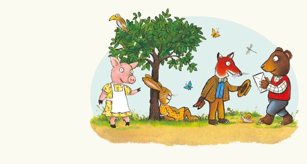 Illustration of characters from Tales of Acorn Wood. Illustration of characters from Tales of Acorn Wood.