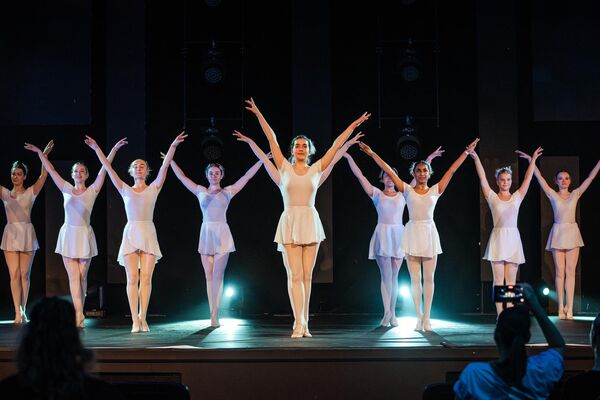 Dancers on a stage